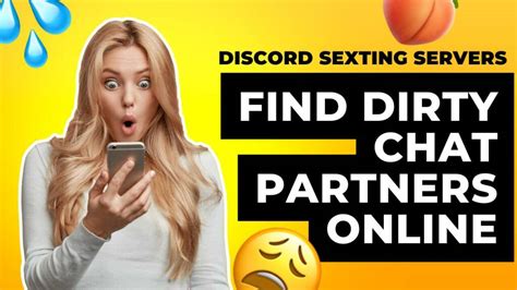 A Discord dating server is a Discord server that was created for the purpose of helping other users meet new people to potentially date. The best sexting discord servers available to help people meet are listed below in no particular order. Note: Most insist on being upto the age of 18+ by Verification before securing an account. Discord doesn ...